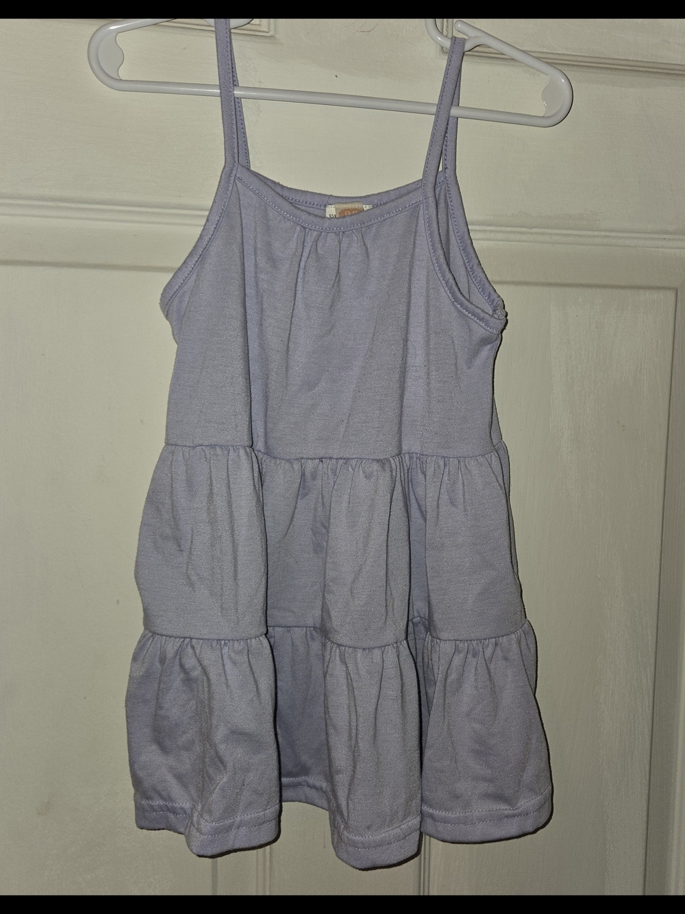 Lilac Tiered Spaghetti-Strap Kids Dress SZ 90 (18- 24months)